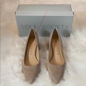 Sole Society Andorra Suede heels